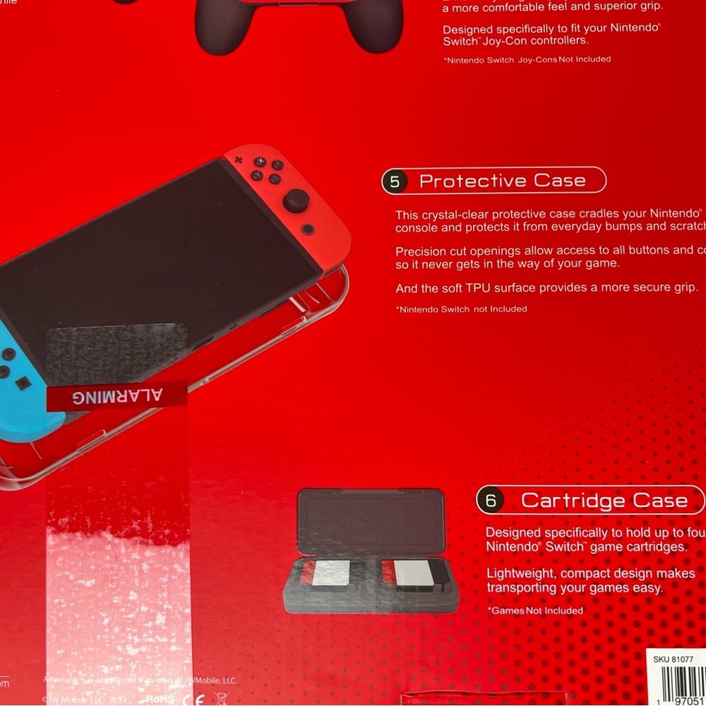 Advanctech 6 In 1 Set For Nintendo Switch Accessories - Picture 5 of 7